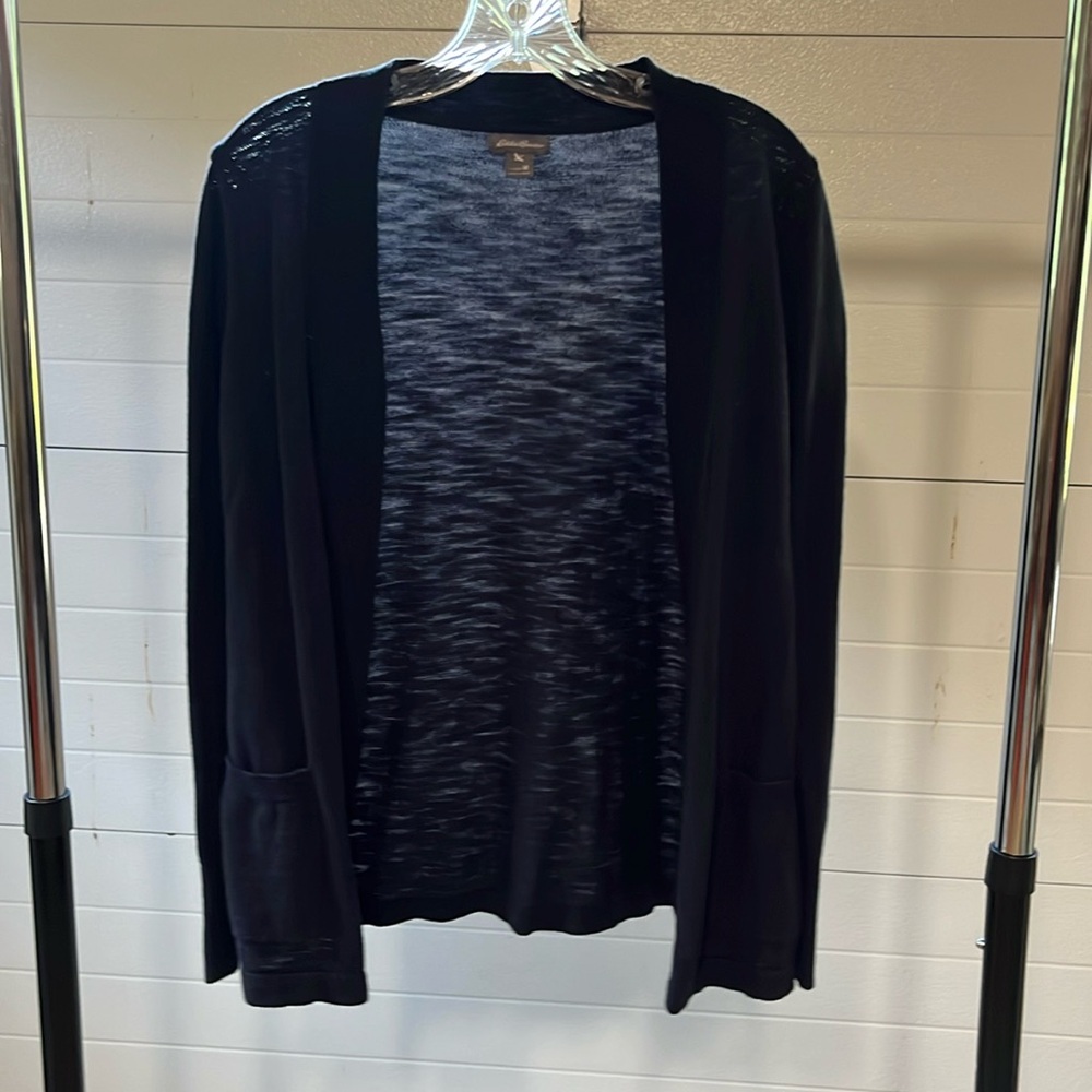 Eddie Bauer cardigan navy
